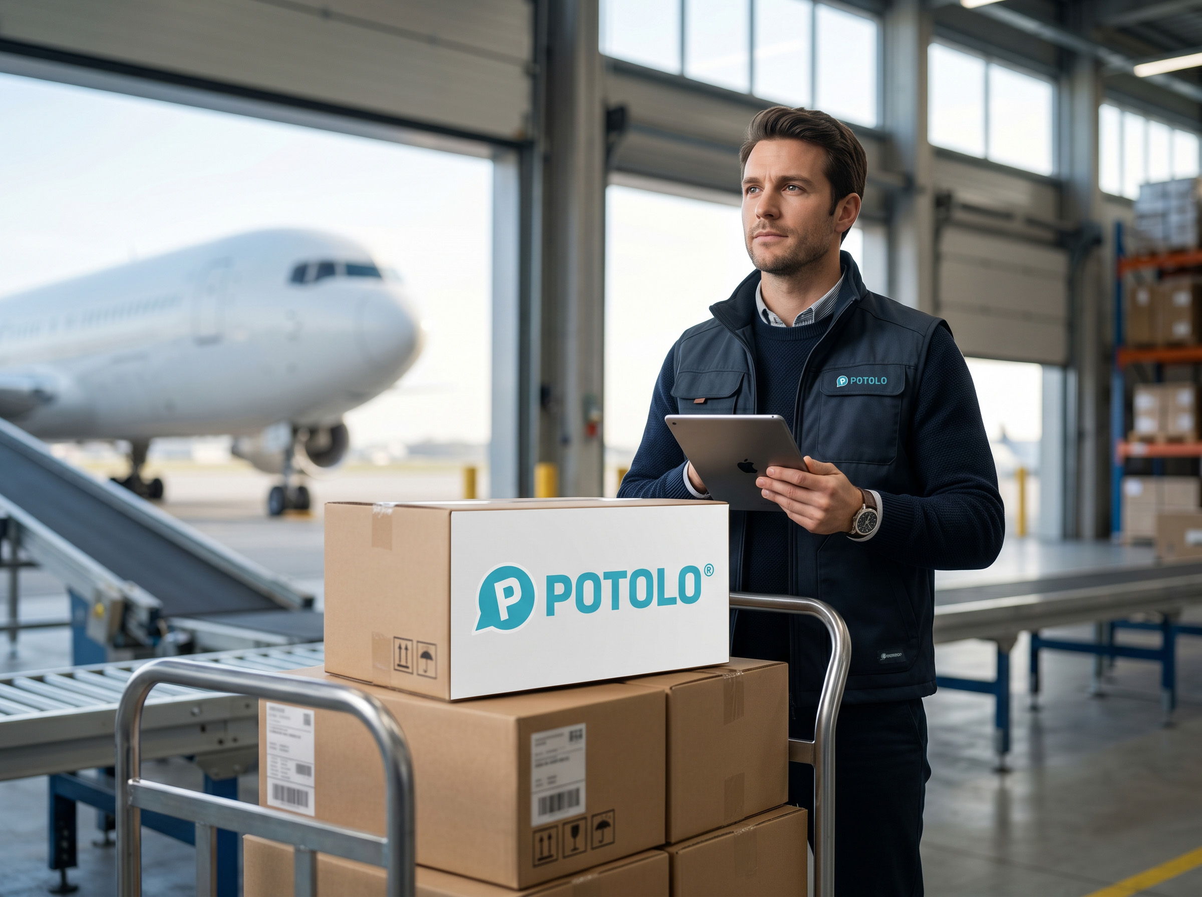 Potolo logistics team preparing parcels for new regions